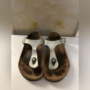 Birkenstock Silver Sandals